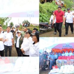 Bupati Ronald Kandoli Turun Langsung Tinjau Bencana Tanah Bergerak di Desa Lowatag