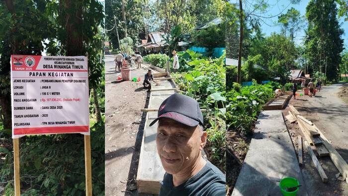 Pemdes Minanga Timur Genjot Infrastruktur Lewat Dana Desa 2025