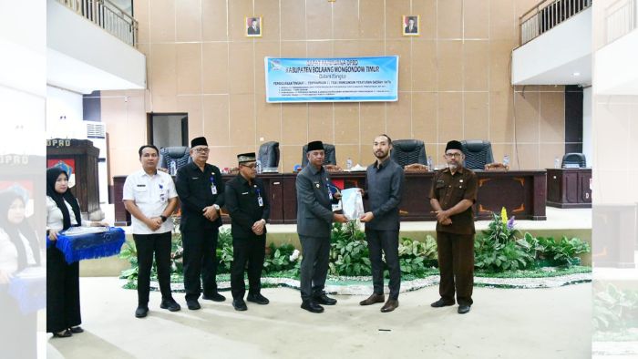 Pemkab Boltim Sampaikan Tiga Ranperda Strategis dalam Rapat Paripurna DPRD