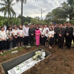 Polres Minahasa Tenggara Berduka, IPDA Ronald Hariawang Dilepas dengan Upacara Penuh Hormat