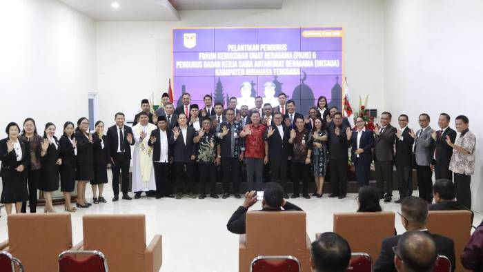 BKSAUA dan FKUB Mitra 2025-2029 Resmi Dilantik, Siap Jaga Kerukunan dan Persatuan