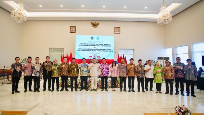 Bupati Oskar Manoppo Hadiri Kunjungan Kerja Menteri ATR BPN di Manado