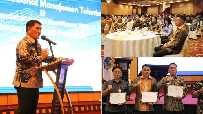 Bupati Ronald Kandoli Teken Komitmen Nasional Talenta ASN di Manado