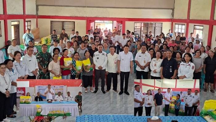 Bupati Ronald Kandoli Tunjukkan Kepedulian Lewat Gerakan Pangan Murah di Kecamatan Pasan