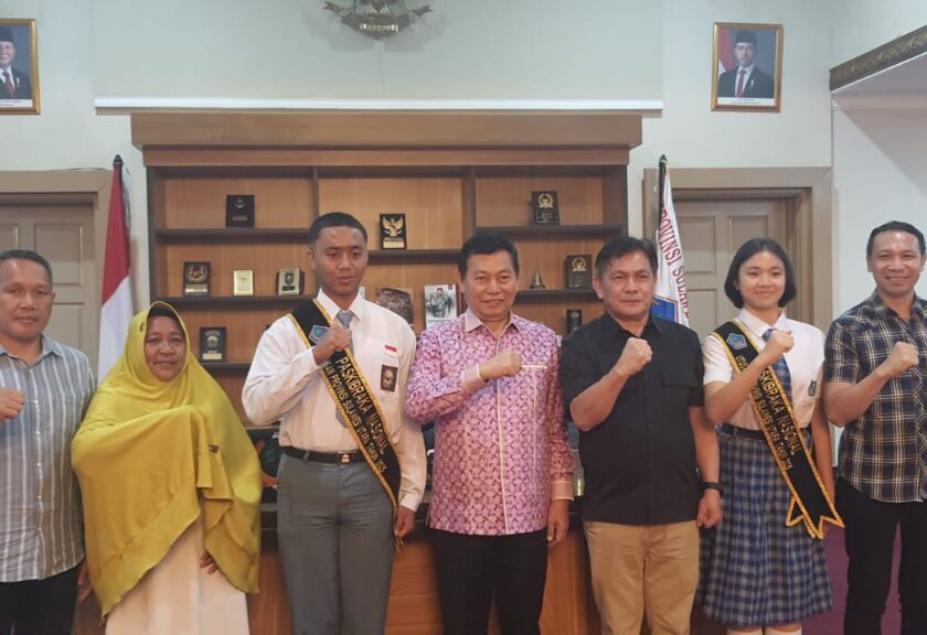 Wakil Gubernur Sulut Lepas Dua Siswa Jadi Paskibraka Nasional 2025, Firji Beeg dari Boltim Catat Sejarah