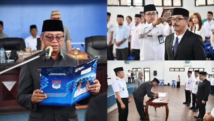 Iksan Pangalima Dilantik sebagai Pj Sekda Boltim, Bupati Oskar Manoppo Minta ASN Tingkatkan Disiplin