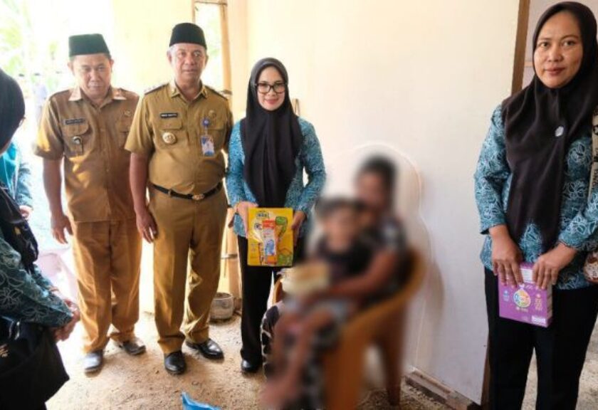 Bupati Boltim dan Ketua TP-PKK Gencarkan Aksi Cegah Stunting di Buyat Barat