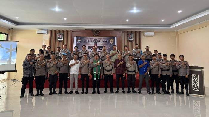Polres Mitra Gelar Binrohtal, Bangun Karakter Humanis Anggota Polri Lewat Firman Tuhan
