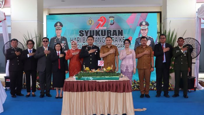 Polres Mitra Rayakan HUT ke-79 Bhayangkara, Perkuat Sinergi dengan Pemkab Jaga Keamanan Daerah
