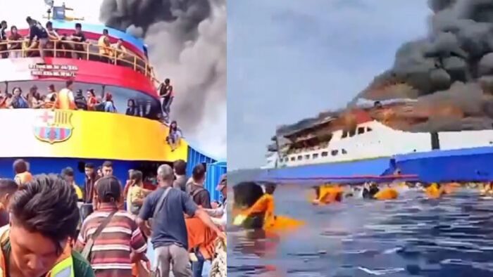 Tragedi KM Barcelona Terbakar di Perairan Sulut, 3 Penumpang Tewas