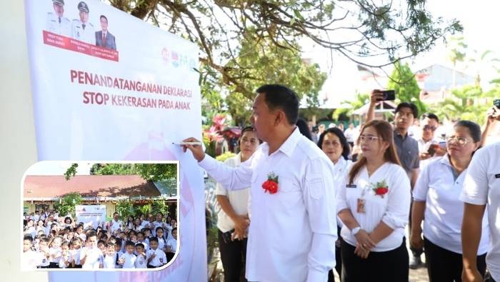 Wabup Fredy Tuda Tegaskan Komitmen Lindungi Anak dalam Peringatan Hari Anak Nasional 2025