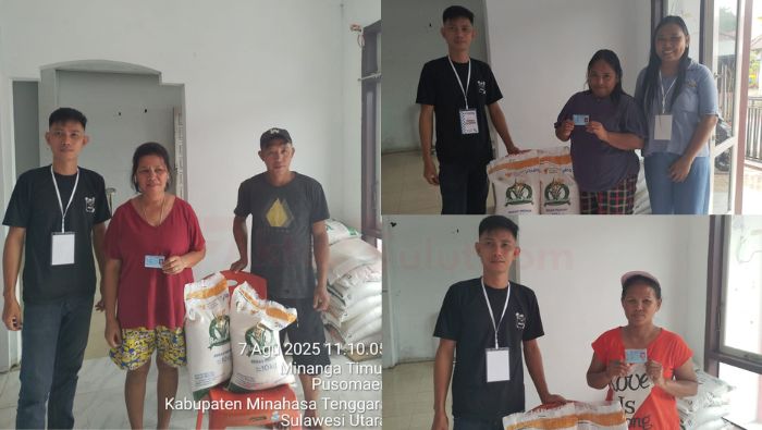 Pemdes Minanga Timur Sukses Salurkan Bantuan BPNT ke 33 KPM