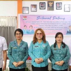 Bupati Mitra Dukung Penuh Lomba UP2K PKK Sulut di Desa Pangu Satu