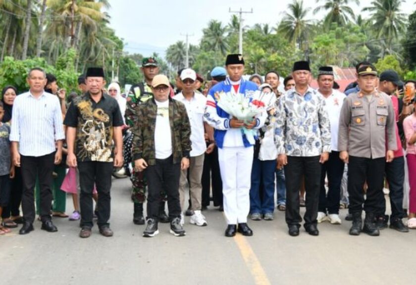 Bupati Oskar Manoppo Sambut Firji Beeg, Paskibraka Nasional Asal Kotabunan