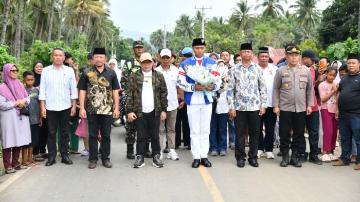 Bupati Oskar Manoppo Sambut Firji Beeg, Paskibraka Nasional Asal Kotabunan
