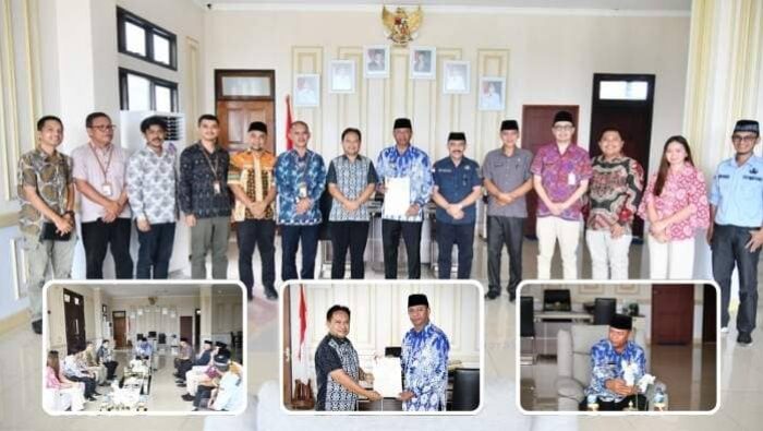 Bupati Oskar Manoppo Terima Sertifikat Aset Daerah dari BPN Boltim