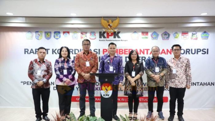 Bupati Ronald Kandoli Tegaskan Komitmen Antikorupsi di Rakor KPK RI