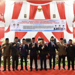 Bupati dan Wabup Boltim Hadiri Rapat Paripurna Istimewa DPRD, Simak Pesan Penting Presiden RI