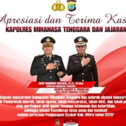 Kapolres Mitra Apresiasi Masyarakat, Pengucapan Syukur 2025 Berlangsung Aman dan Kondusif