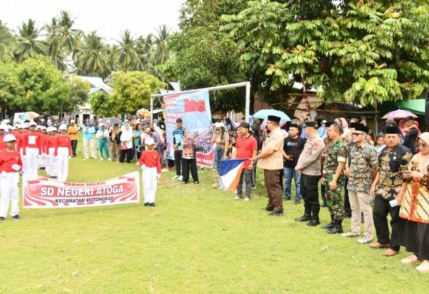Pemkab Boltim Semarakkan HUT RI ke-80 Lewat Lomba Gerak Jalan Meriah