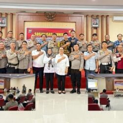 Polda Sulut Gencarkan Sosialisasi KUHP Baru, Personel Polres Mitra Dapat Pembekalan Langsung
