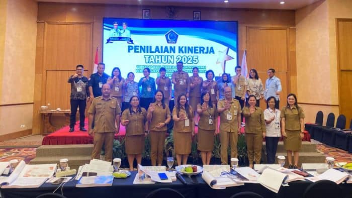 Sekda Mitra Hadiri Penilaian Kinerja Penurunan Stunting Sulut 2025