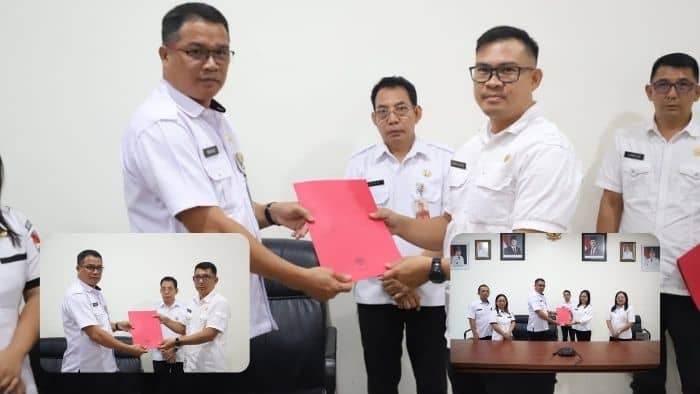 Sekda Mitra Serahkan Surat Perintah Bupati, Tiga Pejabat Resmi Jadi Plt