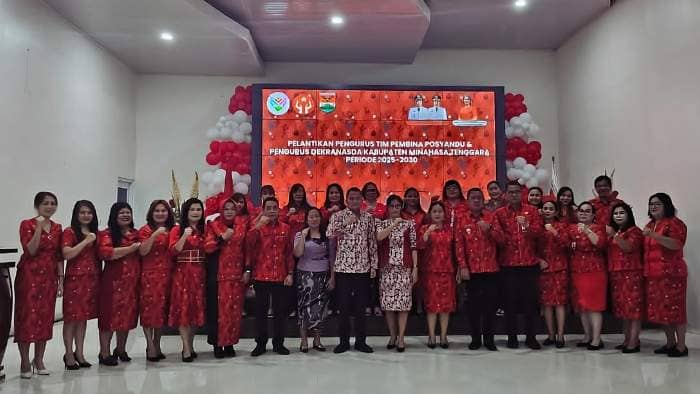 TP-PKK Mitra Resmi Lantik Tim Pembina Posyandu dan Dekranasda 2025-2030