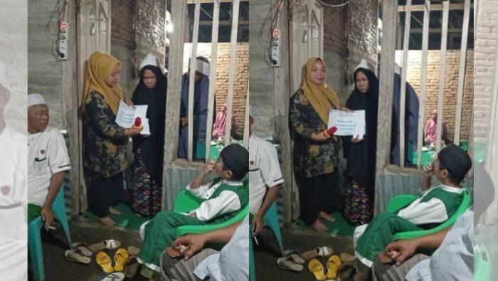 Wujud Nyata Kepedulian, Pemdes Motongkad Tengah Salurkan Santunan Dana Duka