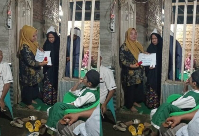 Wujud Nyata Kepedulian, Pemdes Motongkad Tengah Salurkan Santunan Dana Duka