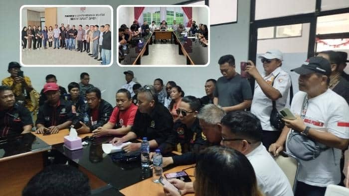Audiensi LSM-Ormas di DPRD Minsel