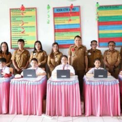 Bupati Ronald Kandoli Buka ANBK 2025, 98 Sekolah Dasar Ikut Serta