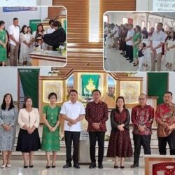 Bupati Ronald Kandoli Hadiri Ibadah di Tombatu, Sampaikan Program Unggulan Mitra