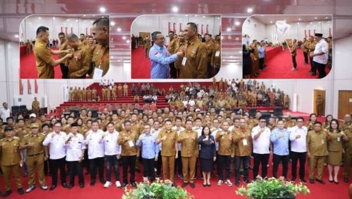 Bupati Ronald Kandoli Kukuhkan Pengurus Desa Bersatu Mitra, Ini Susunannya