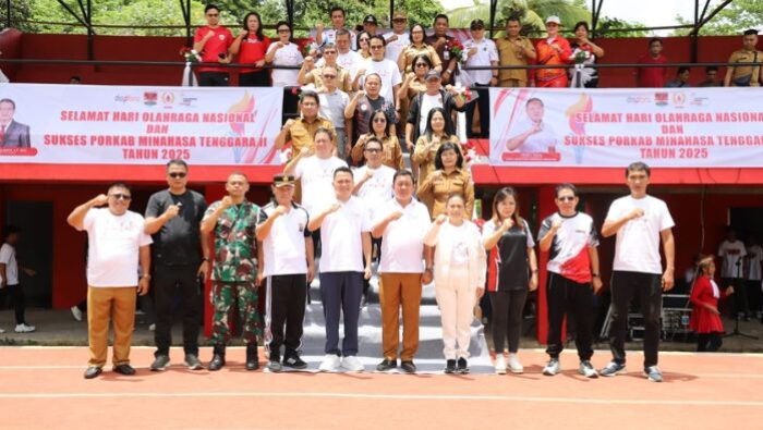 Bupati Ronald Kandoli Resmi Buka PORKAB II Mitra 2025