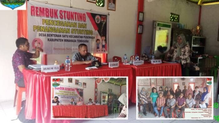 Desa Bentenan Satu Gelar Rembuk Stunting, Begini Strategi Tekan Gizi Buruk
