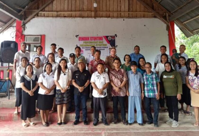 Desa Minanga Timur Gelar Rembuk Stunting, Camat Pusomaen Tekankan Generasi Sehat