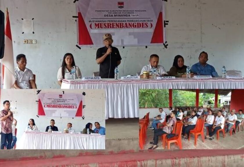 Musrenbang Desa Minanga Timur, Warga Aktif Bahas Perubahan RPJMDes