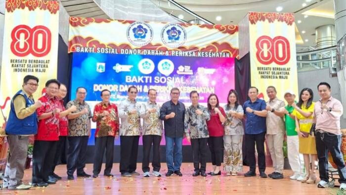 PSMTI Gelar Bakti Sosial Donor Darah dan Pemeriksaan Kesehatan Gratis di WTC Mangga Dua