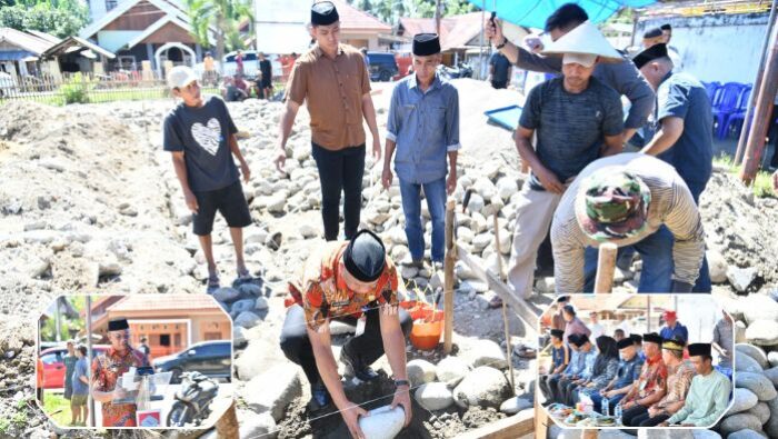Bupati Oskar Manoppo Letakkan Batu Pertama Pembangunan TPQ “Boki Silagondo” di Desa Togid