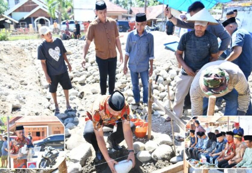 Bupati Oskar Manoppo Letakkan Batu Pertama Pembangunan TPQ “Boki Silagondo” di Desa Togid