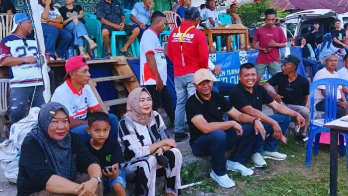 Bupati Oskar Manoppo Saksikan Langsung Duel Sengit Bunong vs Trio Gold Hunter