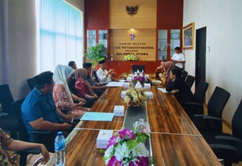 Kunjungan Kerja Pemkab Boltim ke BPN Sulut, Sinergi Perkuat Tata Kelola Aset Daerah