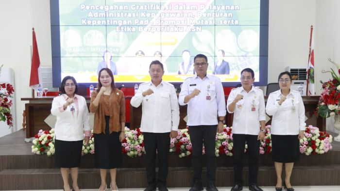 Pemkab Mitra Tegaskan Komitmen Cegah Gratifikasi dalam Pelayanan Kepegawaian ASN