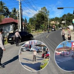 Polres Mitra Gencarkan Strong Point, Arus Lalu Lintas Pagi Kini Lebih Lancar