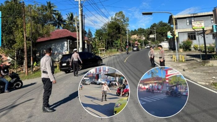 Polres Mitra Gencarkan Strong Point, Arus Lalu Lintas Pagi Kini Lebih Lancar