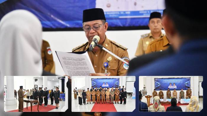 Bupati Oskar Manoppo Lantik 13 Pejabat Baru