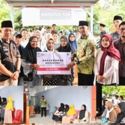 Bupati Oskar Manoppo Terjun Langsung Salurkan BLTS, Warga Antusias Sambut Bantuan