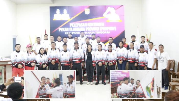 Kontingen Minahasa Tenggara Dilepas, Target Medali Emas di Porprov Sulut 2025
