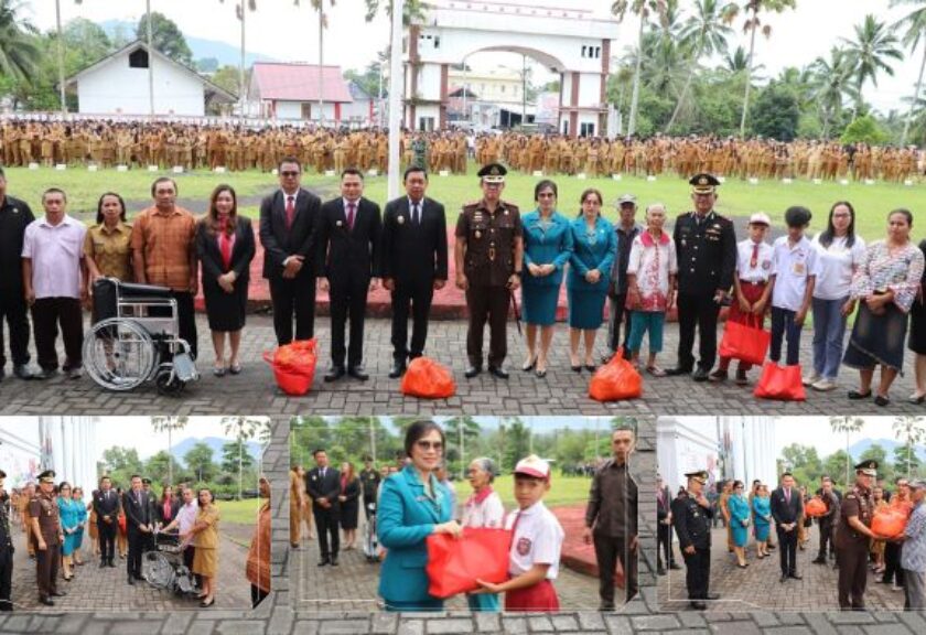Semangat Pahlawan Menyala di Mitra: Bupati Ronald Kandoli Salurkan Bantuan untuk Disabilitas, Lansia, dan Pelajar